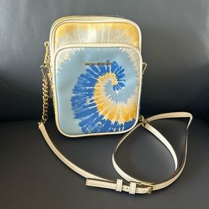 MICHAEL KORS Tie Die Crossbody Blue/Yellow